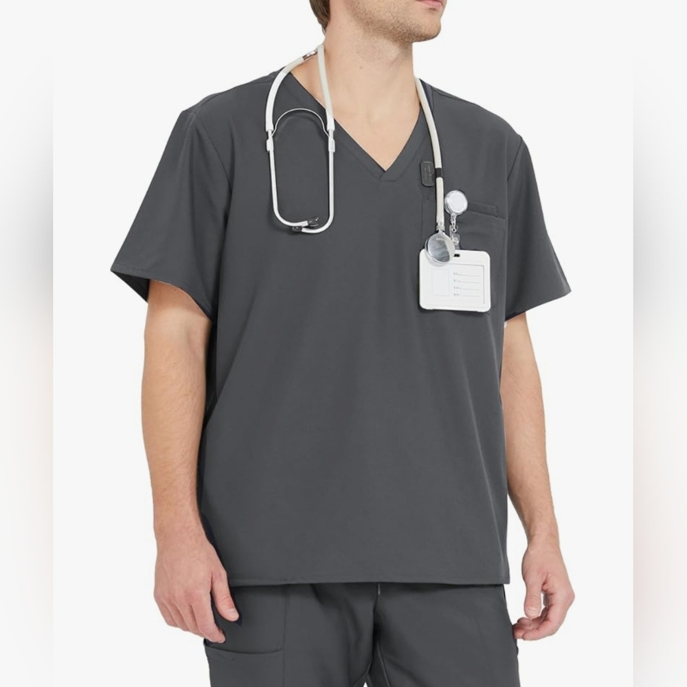 Ubon Vneck Men's Medical Scrub Top
